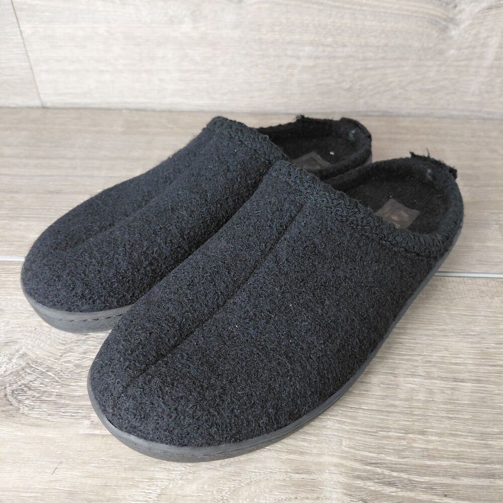 Haflinger Clogs Mules Women Size 9 EU 40 Black AT Wool Slip On Slippers Shoes - Picture 4 of 10